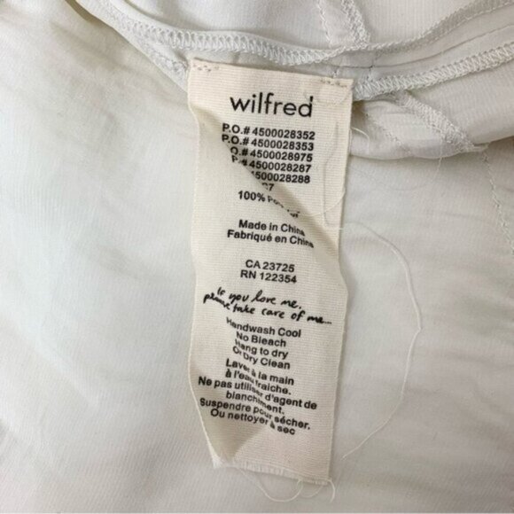 Aritzia Wilfred La Tour Skirt Draped High Lo High Waisted Birch Size XS - Picture 12 of 16